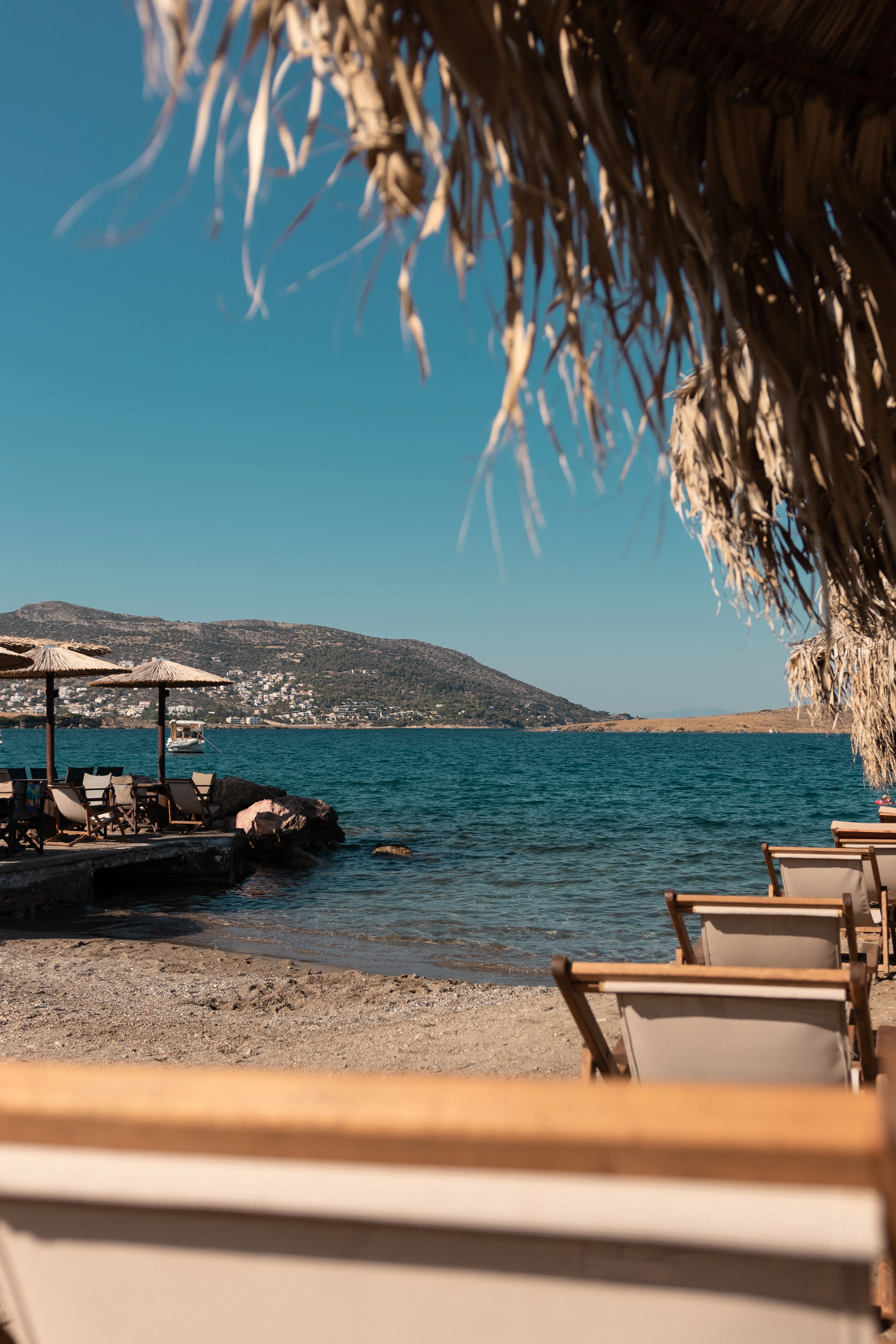 Restaurant bord de mer coucher de soleil Porto Rafti - Porto Faros 28